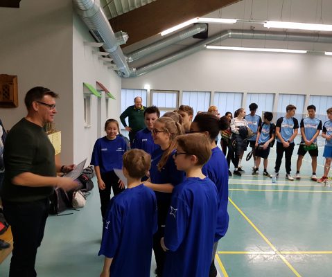 1. Platz im Badminton