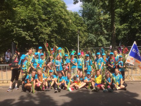 Alle Walking Stones auf der Via Gladiola der 4-daagse